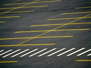 Grunge Empty Parking Lot